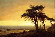 Albert Bierstadt The Sunset at Monterey Bay Germany oil painting artist